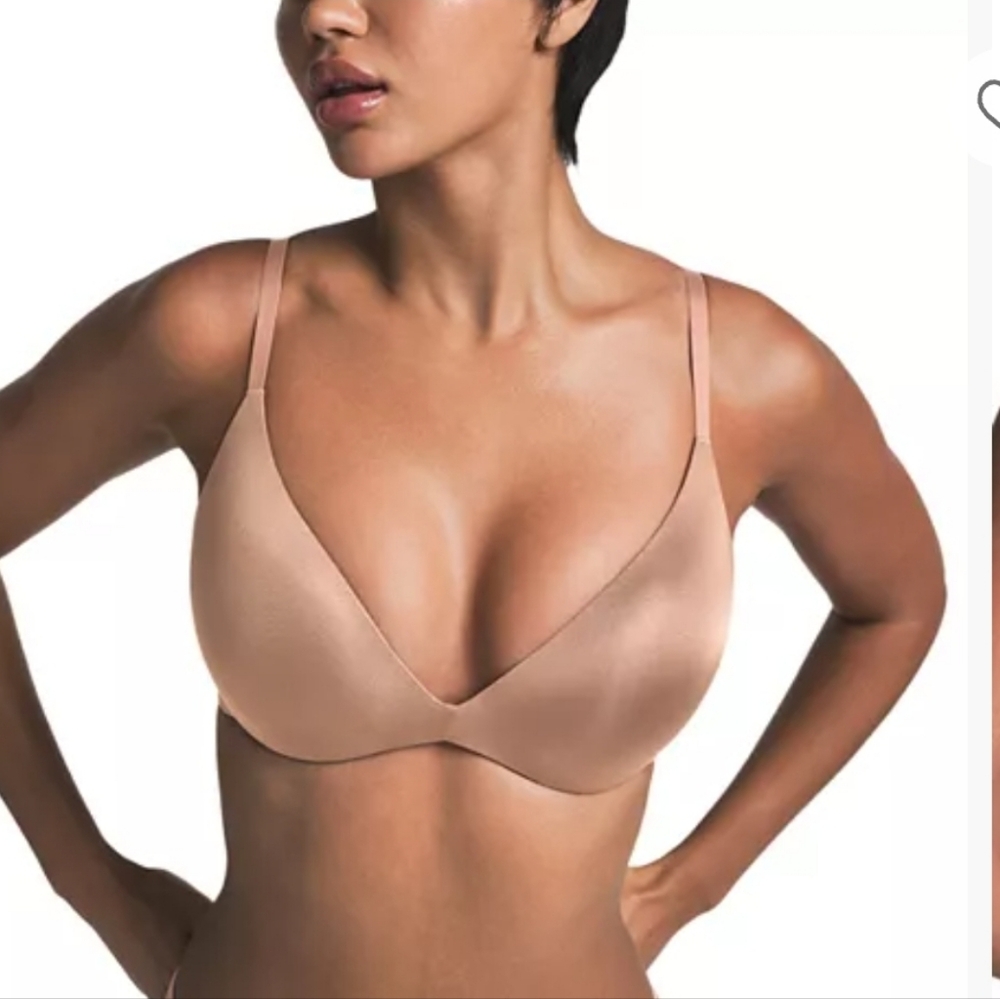 SKIMS WIRELESS FORM PUSH UP BRA IN SIENA /SZ:32C